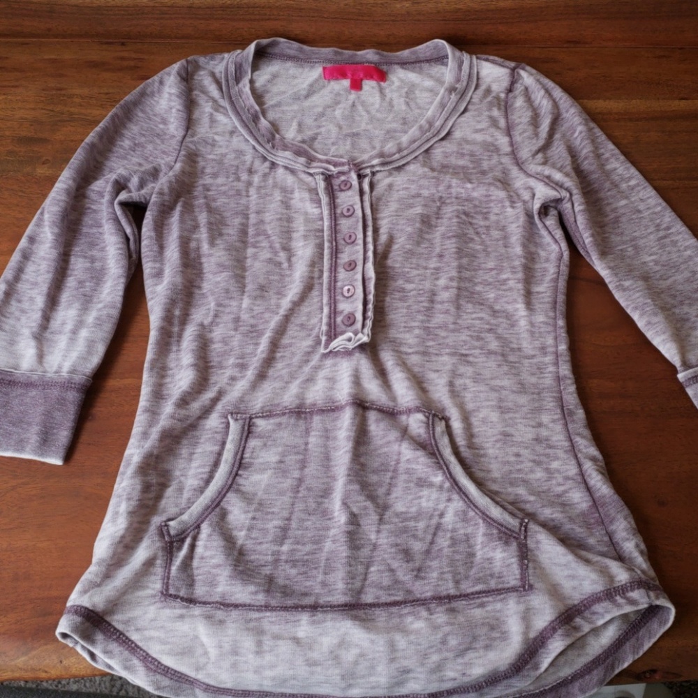 Almost Famous Pale Purple 3/4 Sleeve top